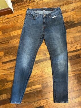 Ring of Fire Men's Skinny Jeans - Faded Blue Wash